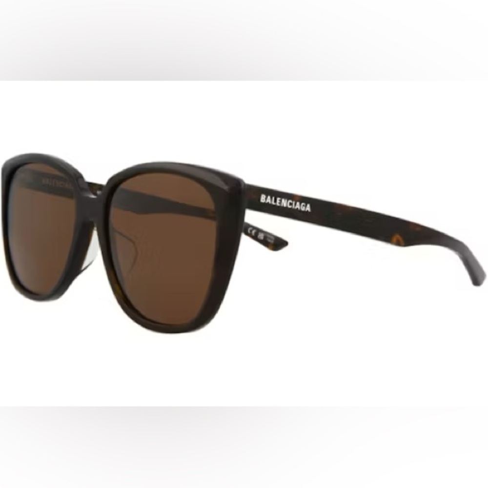 New BALENCIAGA 57MM Butterfly Sunglasses